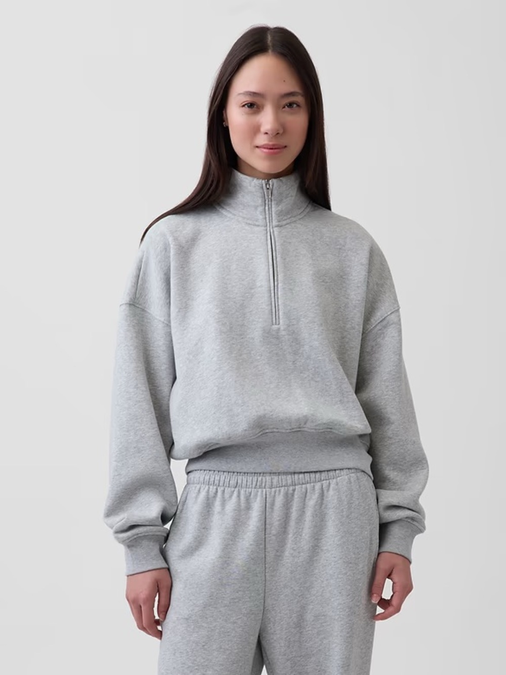 Gap VintageSoft Oversized Half-Zip Wedge Pullover